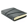 Notizbuch Leder und Büchertuch