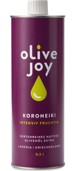 Olive Joy Olivenöl Koroneiki ausgewogen scharf