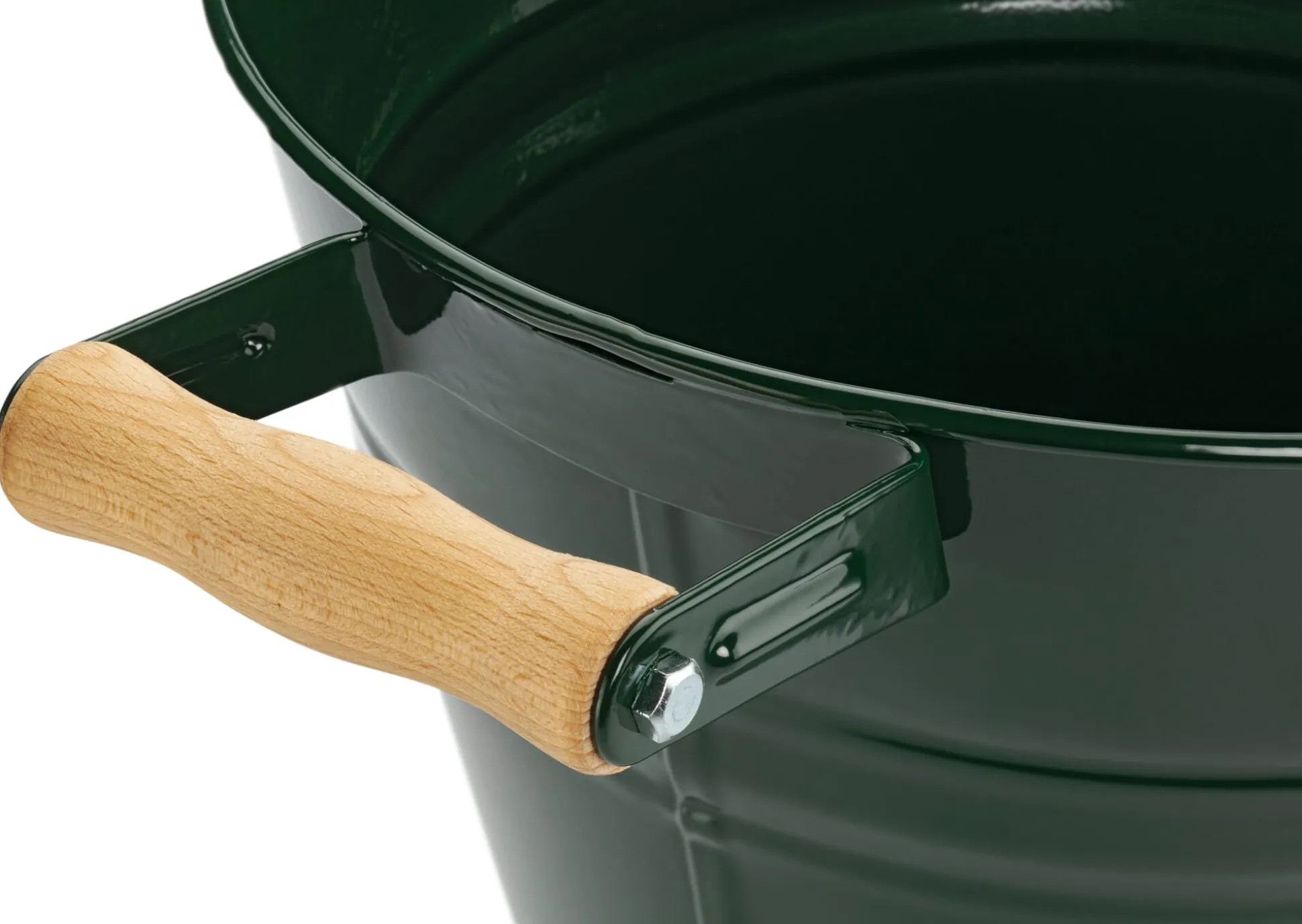 Pflanzkübel mit Holzgriffen