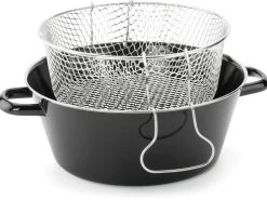 Riess Frittiertopf Emaille