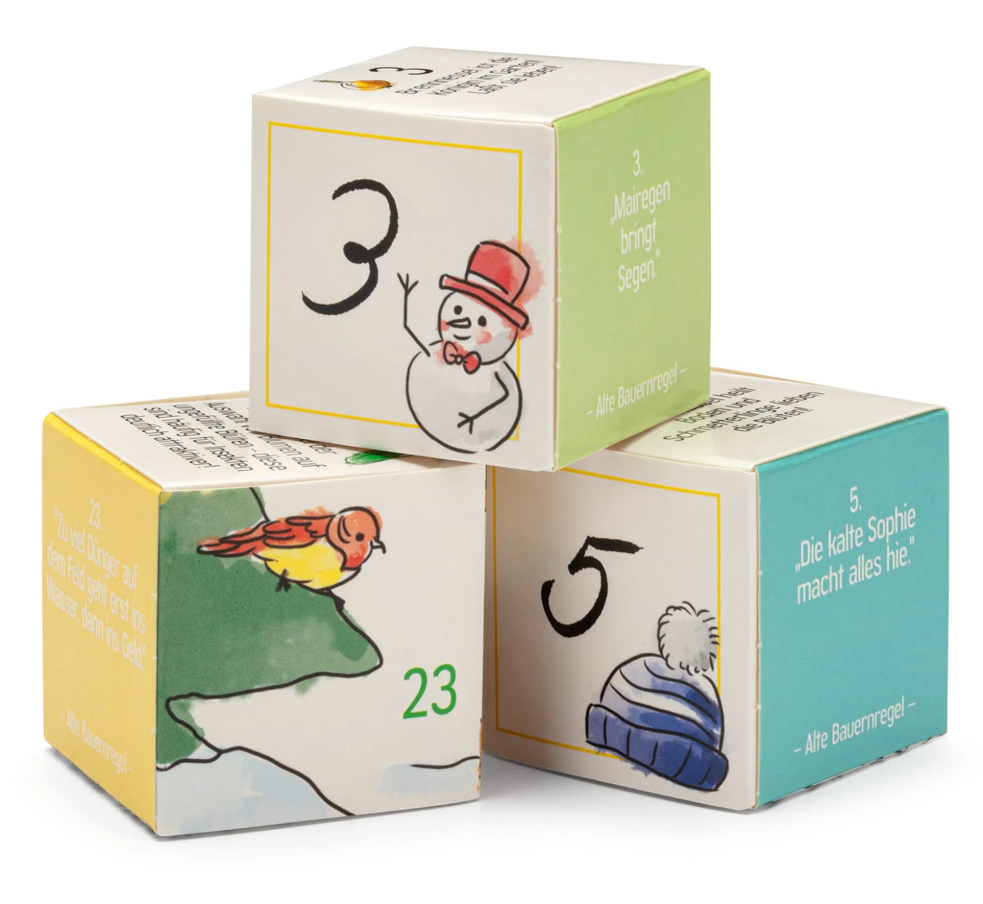 Saatgut-Adventskalender Bio-Gemüsesamen