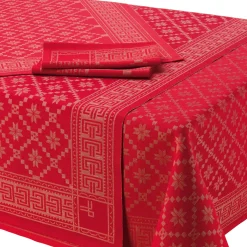 Schwedische Tischdecke rot