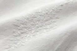 Serviette Leinen Blätterränke
