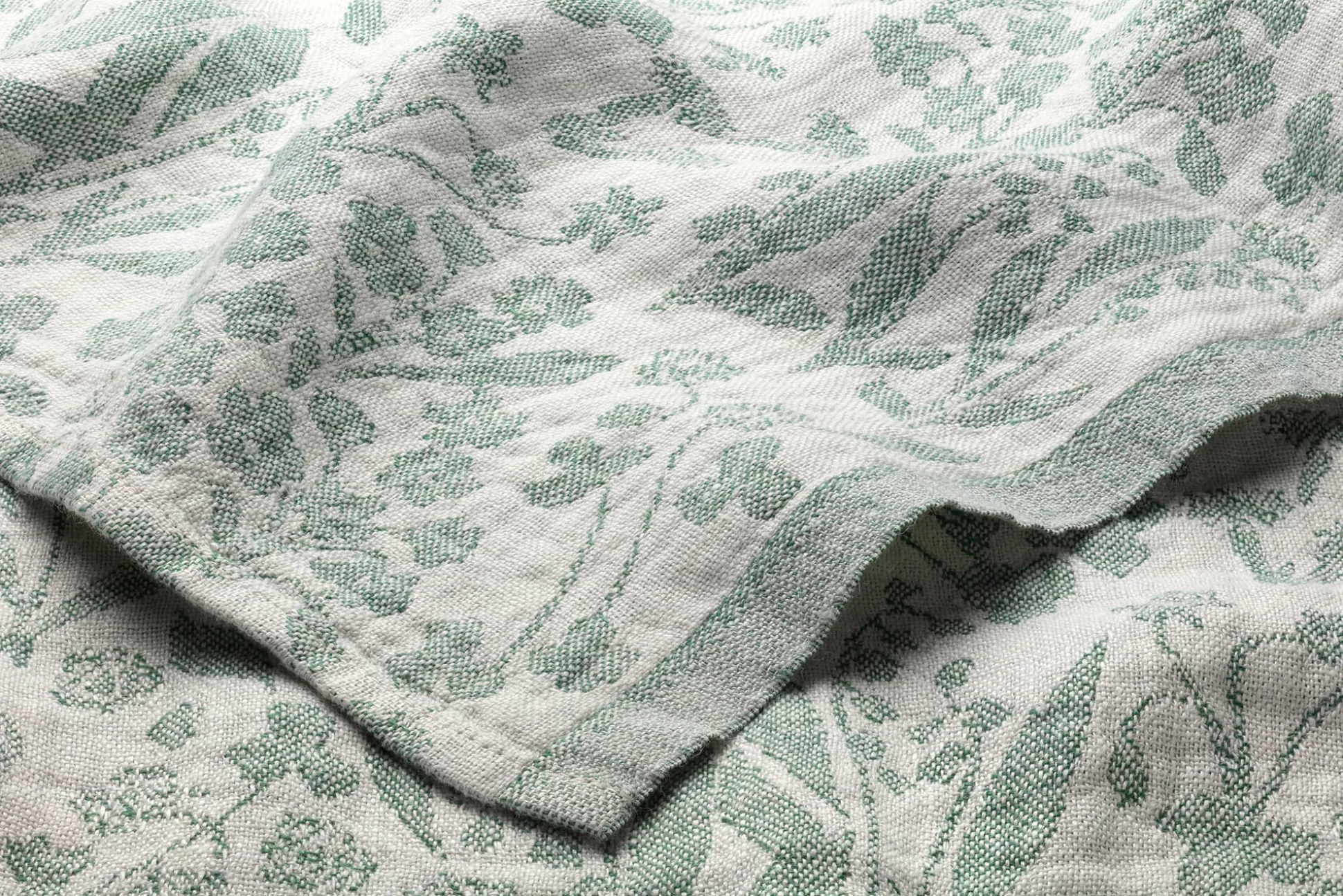 Serviette Leinen floral