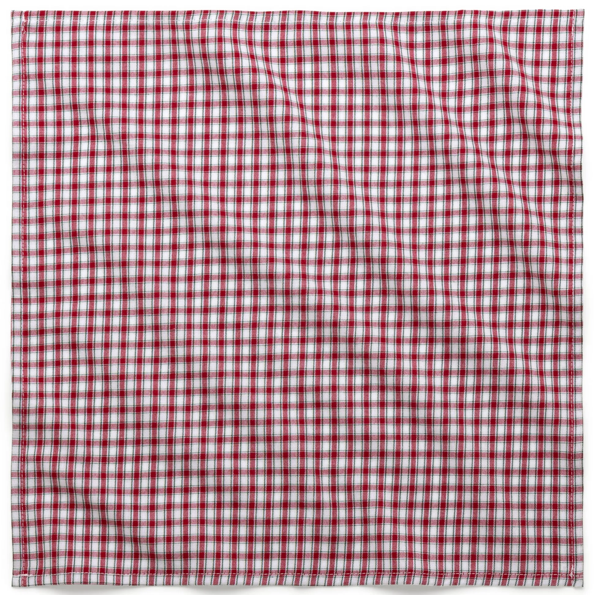 Serviette rot-weiß kariert