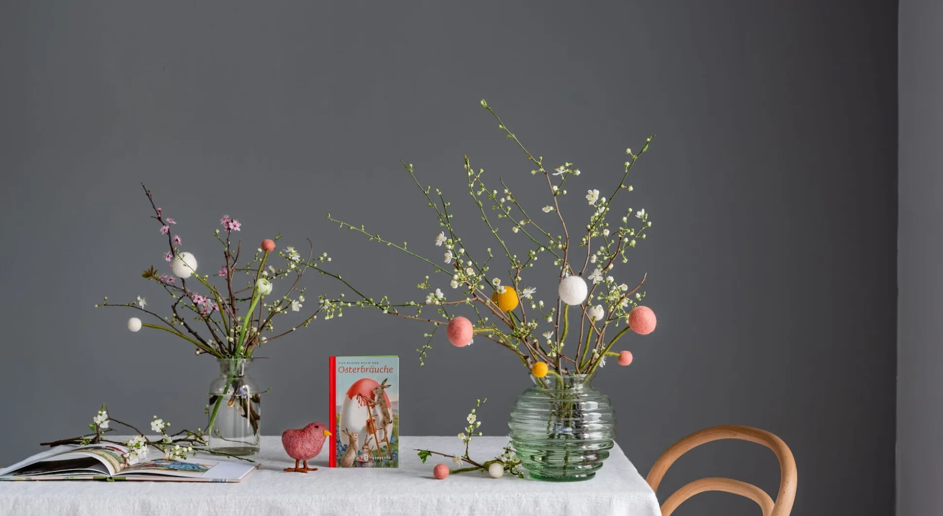 Set Filz-Blumen