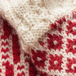 Socke Jacquard lang