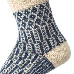 Socke Jacquard lang