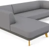 Sofa-Kombination Linnea Schurwolle und Leder