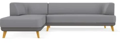 Sofa-Kombination Linnea Schurwolle und Leder