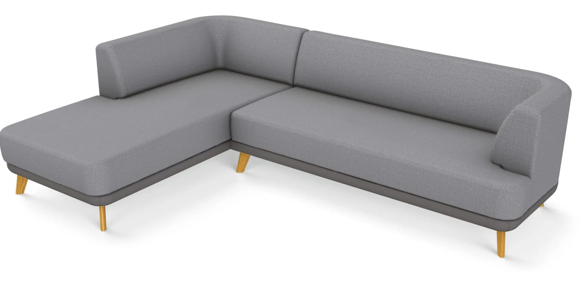 Sofa-Kombination Linnea Schurwolle und Leder