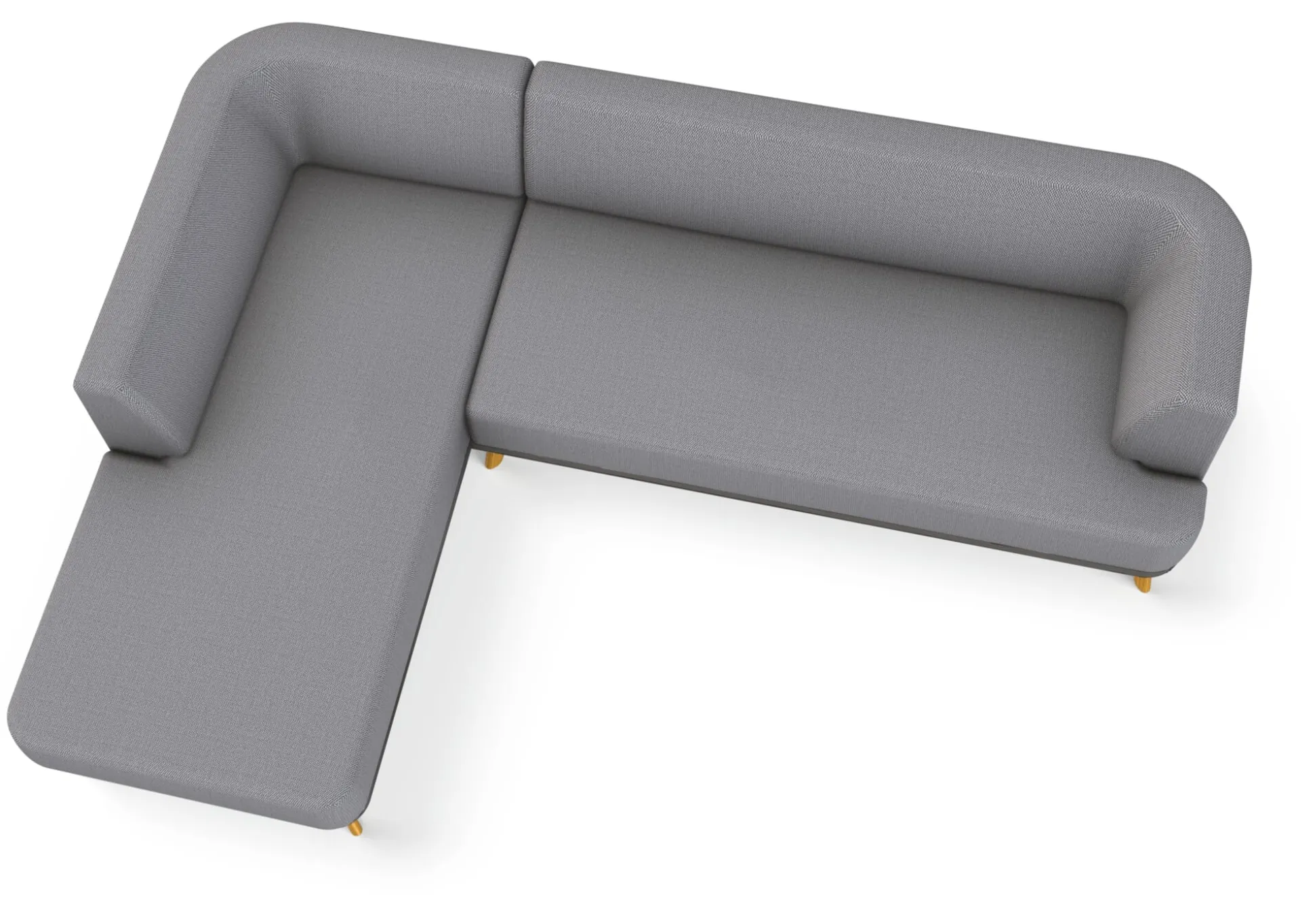 Sofa-Kombination Linnea Schurwolle und Leder
