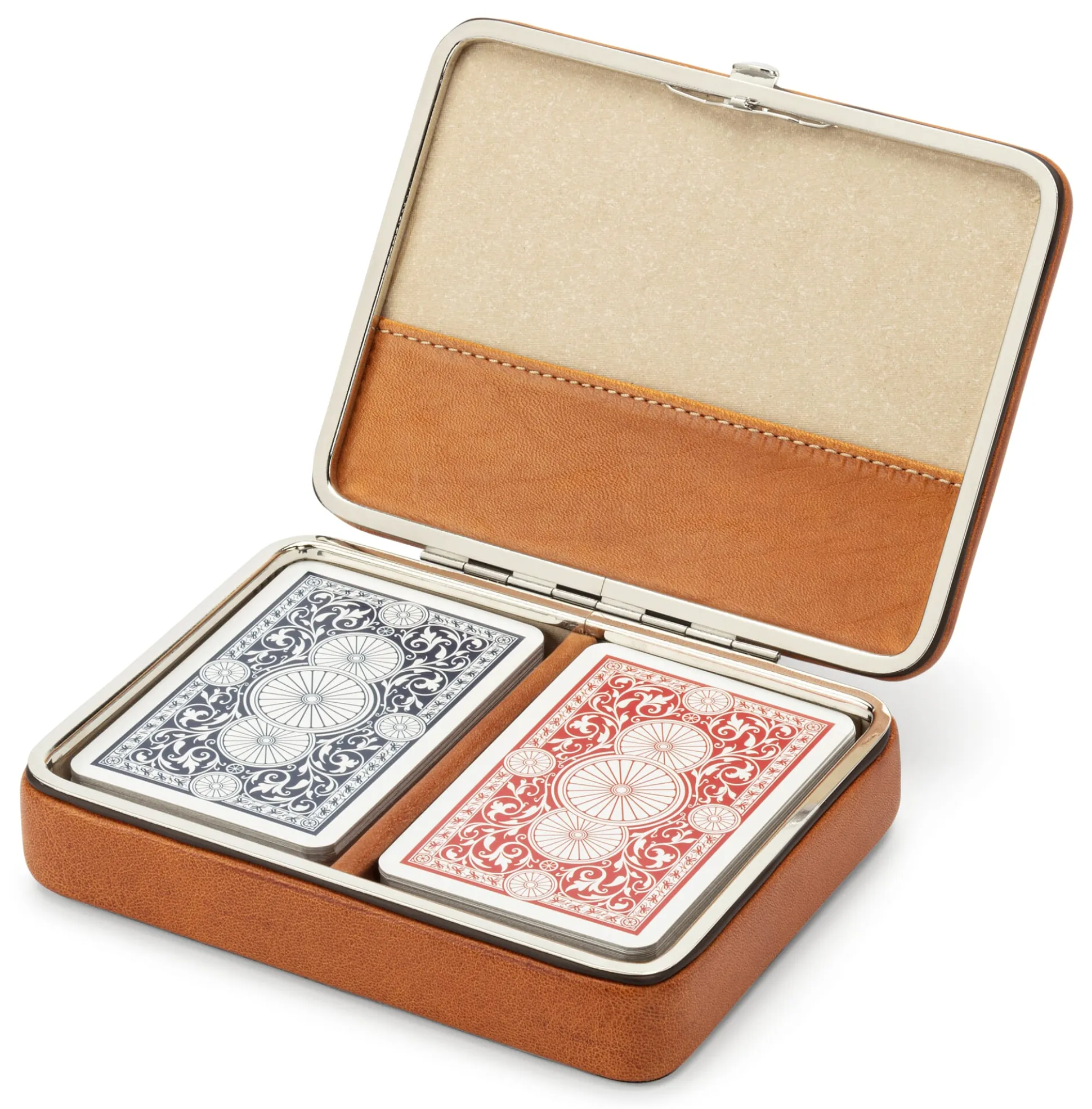 Spielkartenetui Rindleder
