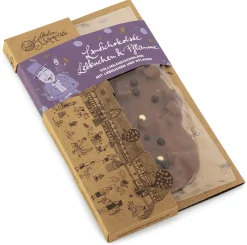 Tafelschokolade Lebkuchen und Pflaume