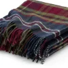 Tartan-Schurwolldecke Morello Check