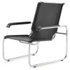 Thonet Stahlrohrsessel S 35 Kernleder L