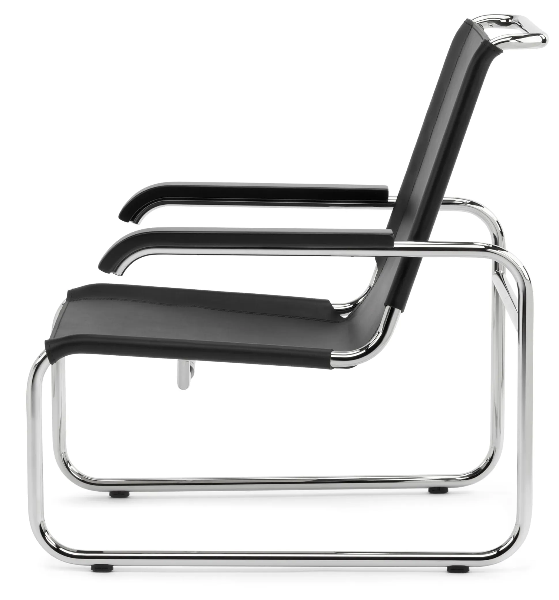 Thonet Stahlrohrsessel S 35 Kernleder L