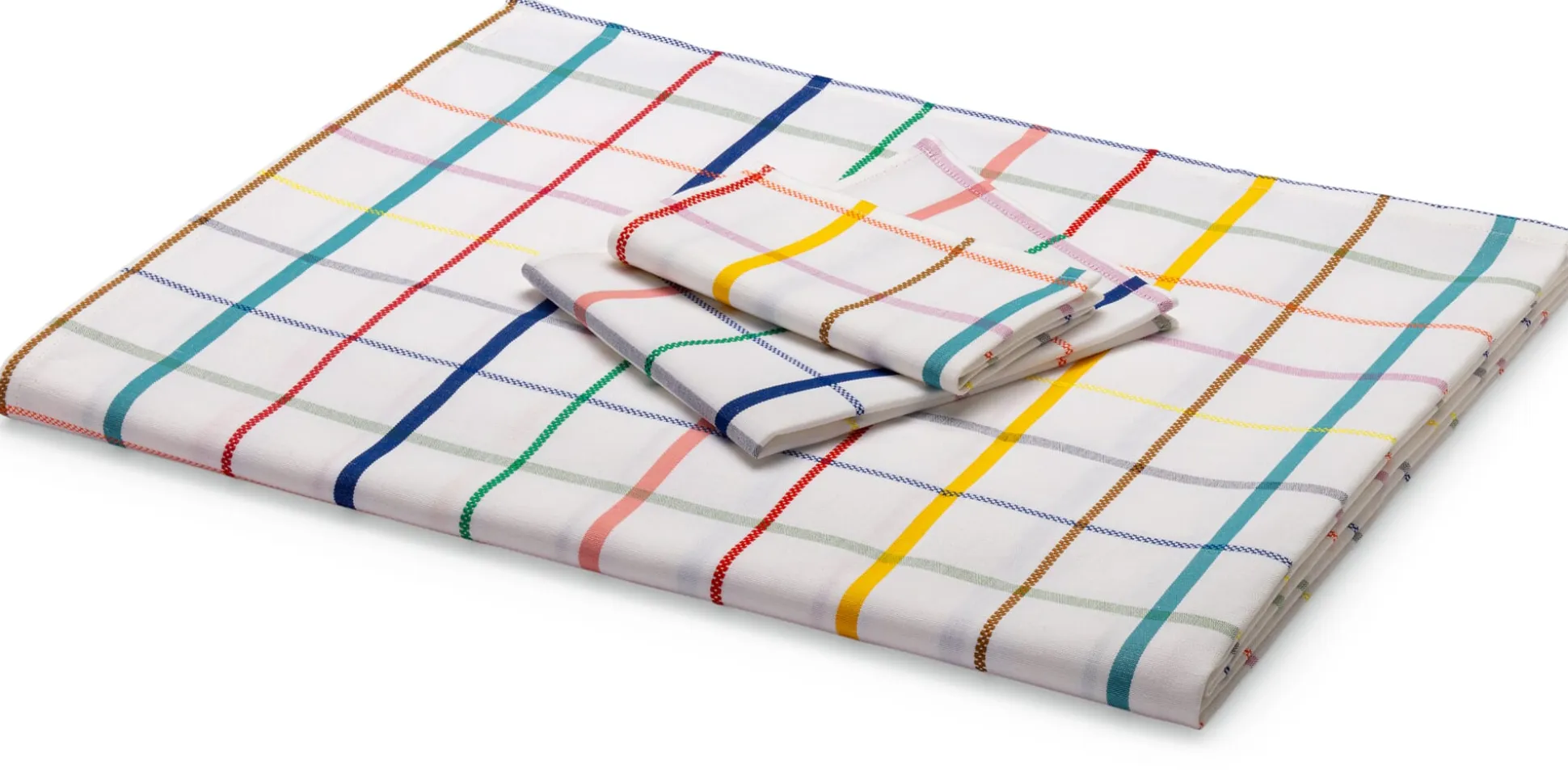 Tischdecke bunt kariert