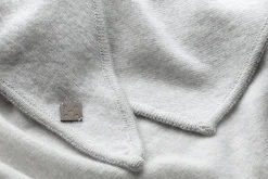 Unisex-Dreieckstuch, Ecru