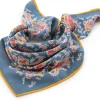 Unisextuch N° 763 Paisley Seide, Indigo