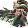 Unisex-Wollschal mit Fransen N° 760
