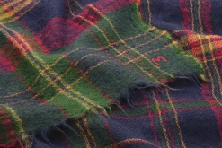 Unisex-Wollschal N° 756, Blau-Grün