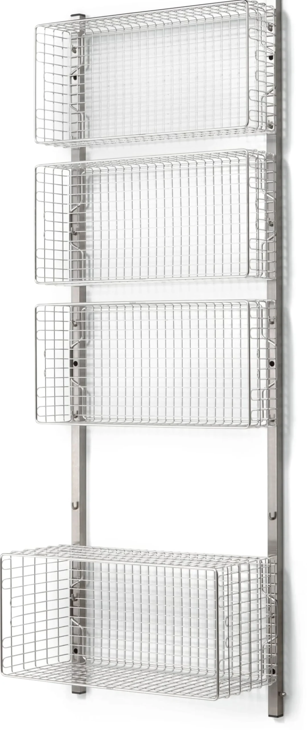 Wandhakenschiene zu Regalsystem Inox