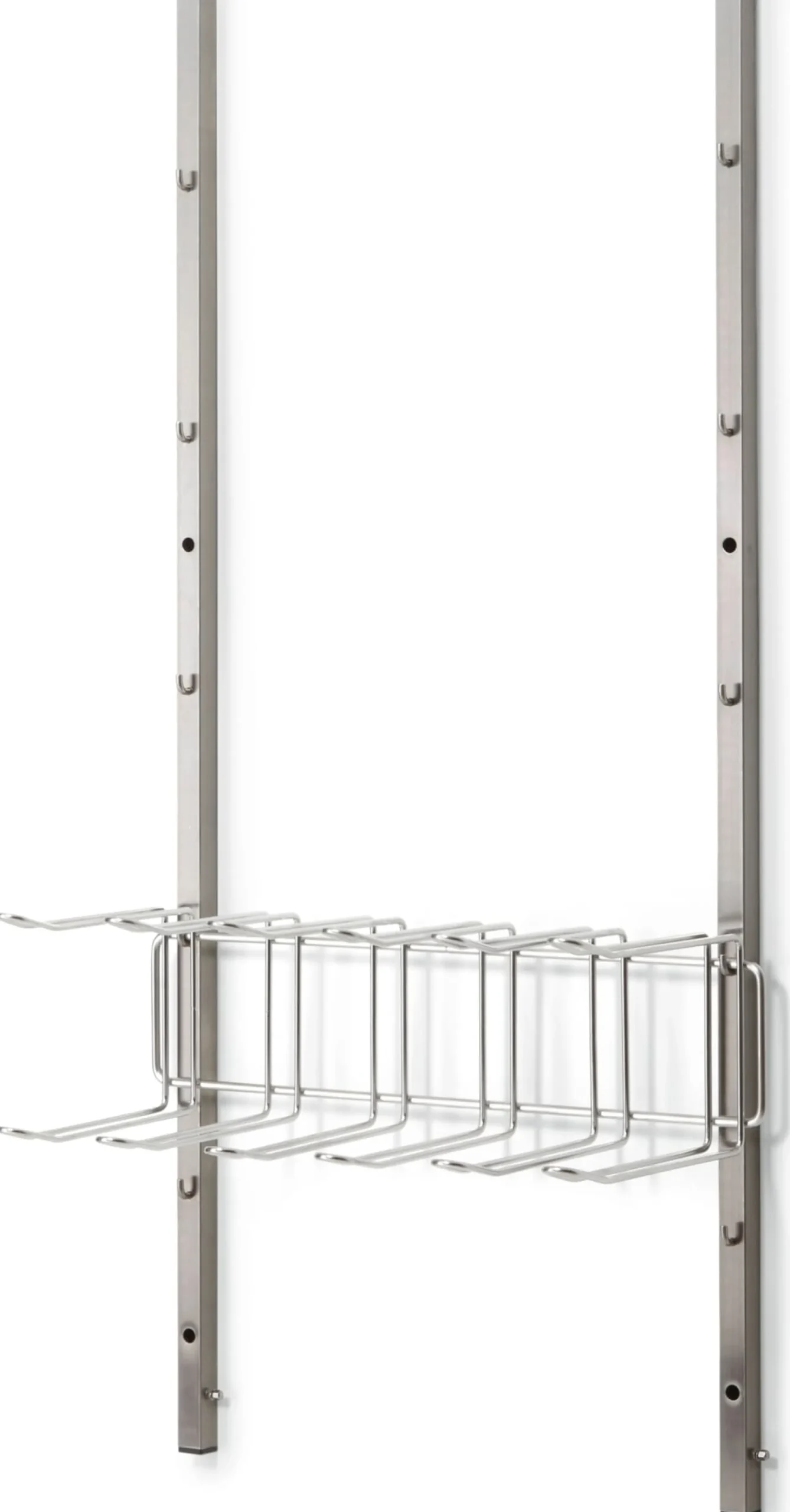 Wandhakenschiene zu Regalsystem Inox