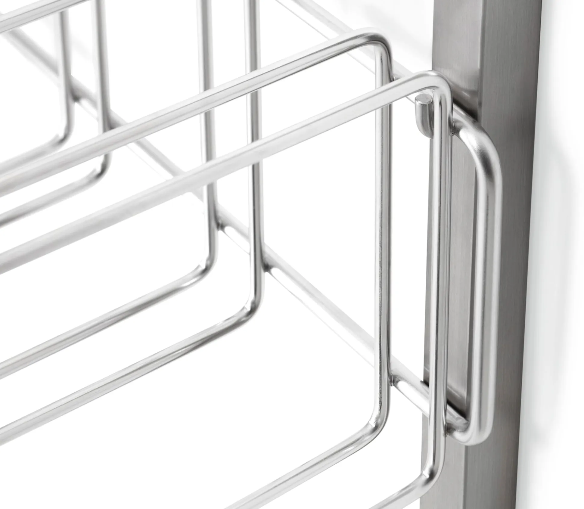 Wandhakenschiene zu Regalsystem Inox