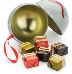 Weihnachtskugel Cubon (mit Schokoladenpralinen)