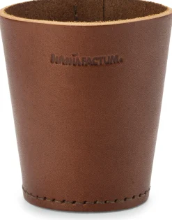 Würfelbecher Rindleder